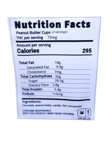 THC Infused Peanut Butter cups_Edibles_The Dope warehouse