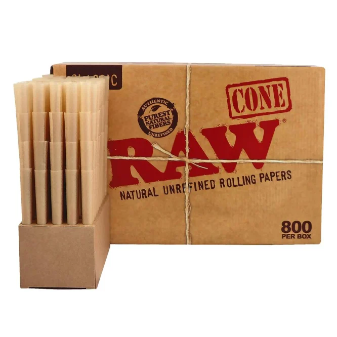 RAW Classic King Cones (800)_pre-rolled joints_Cannabis rizla_The dope warehouse