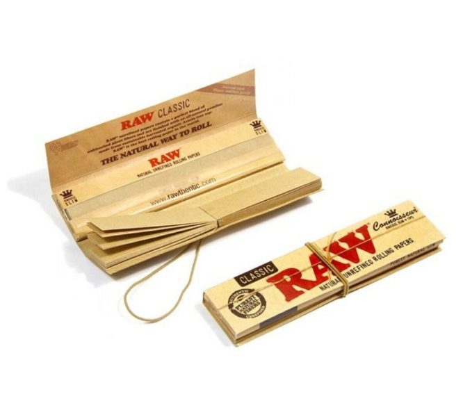 RAW Classic Rolling Paper_Cannabis Paraphernalia_CBD and THC Products_Cannabis Flower_pre-rolled joint_The Dope Warehouse