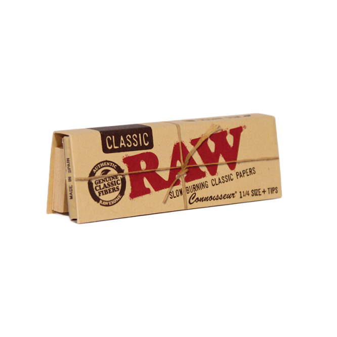 RAW Classic Rolling Paper_Cannabis Paraphernalia_CBD and THC Products_Cannabis Flower_pre-rolled joints_The Dope Warehouse