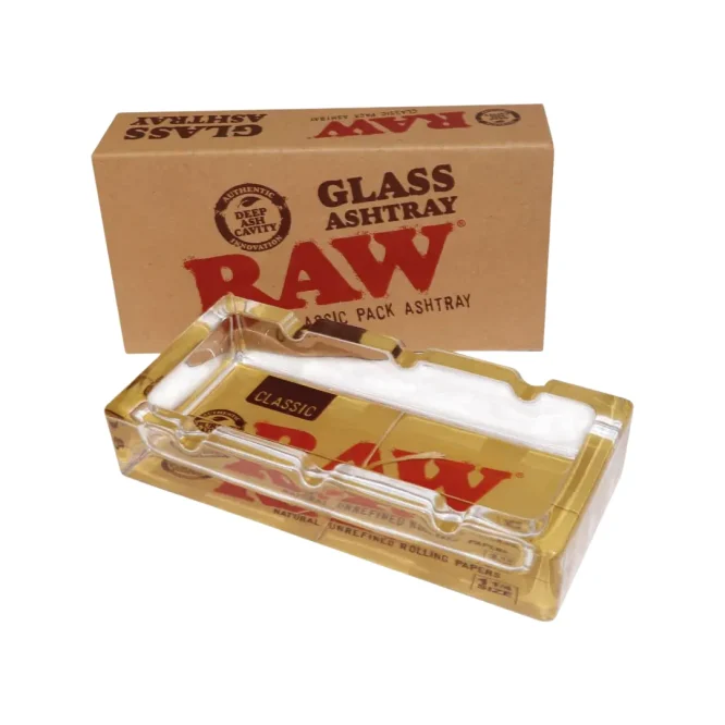 RAW Glass Ashtray_Cannabis Products_CBD and THC_The Dope warehouse