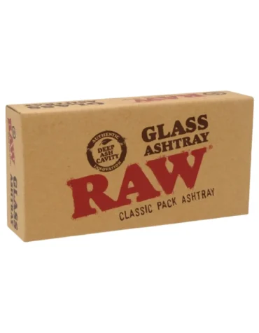 RAW Glass Ashtray_Cannabis Products_The Dope warehouse