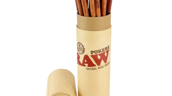 RAW Wooden Poker Large (Container)_The dope warehouse
